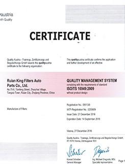 1132401320 Filter Bahan Bakar Truk AF25372 Serat Poliester Filter Udara Masuk Mobil 3