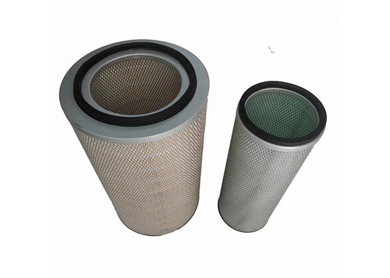 Filter Udara Kartrid Industri Lipit 304l Steel 0.1 Micron Dust Collector Filter